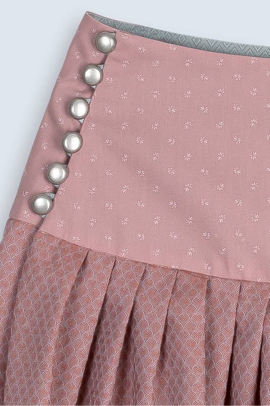 Rockmacherin Pfingstox Damen-Trachtenrock mit feinstem Baumwolljacquard Letzter Tag
