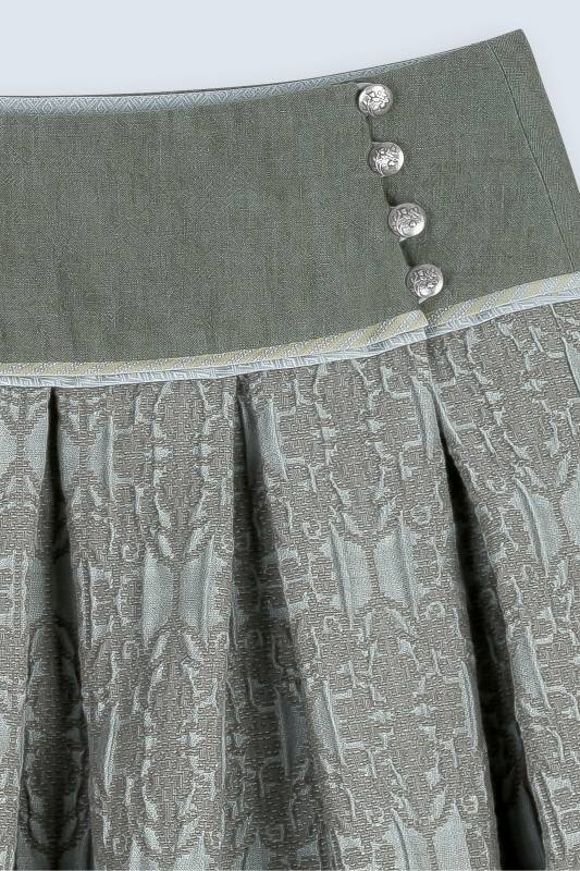 Rockmacherin Wiesn Trachctenrock in Midilänge mit strukturiertem Jacquard Zeitbegrenzte Promotion