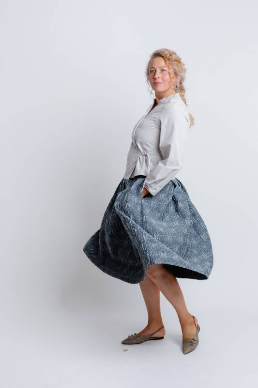 Rockmacherin Himmi Trachctenrock in Midilänge mit strukturiertem Jacquard Bis zu 50% Rabatt