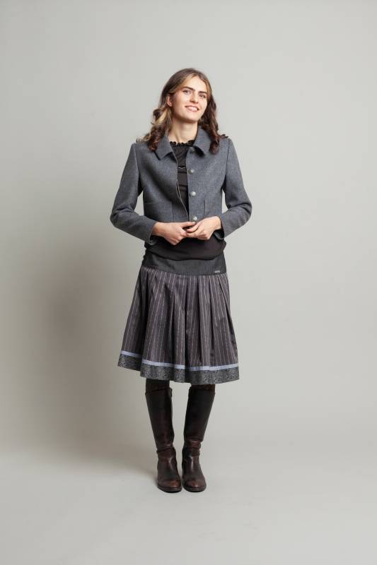 Rockmacherin Gmiadlisei Trachtenrock mit gestreiftem Jacquardmuster Black Friday Preise