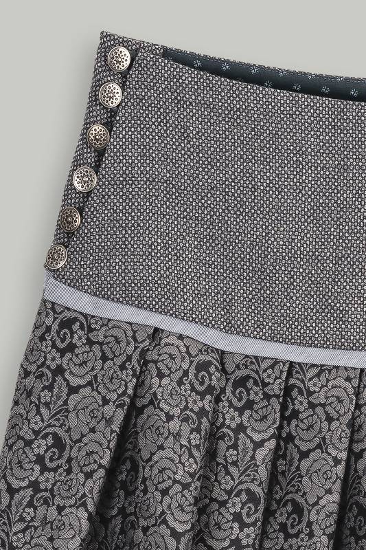 Rockmacherin Tähstund Trachtenrock mit edlem Wolljacquard zollfrei