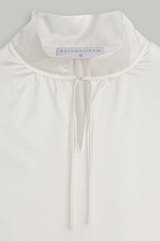 Rockmacherin Hilla Damenbluse oversized aus Viskosesatin Blitzangebot