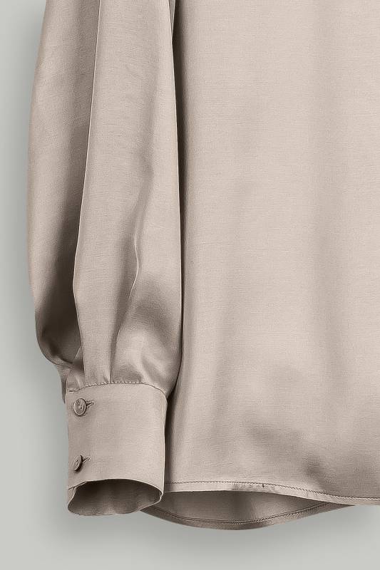 Rockmacherin Hilla Damenbluse oversized aus Viskosesatin Große Rabatte