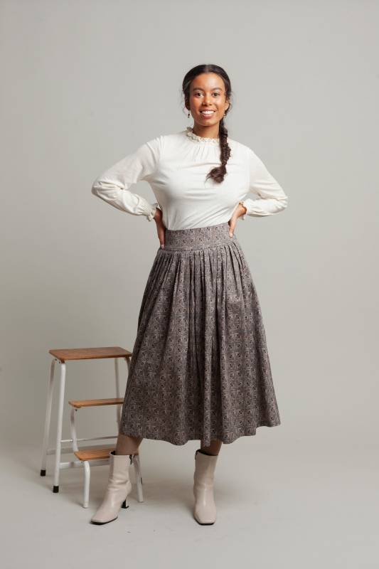 Rockmacherin Selma Shirtbluse aus Lyocell-Wolljersey Neuheiten
