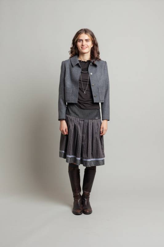 Rockmacherin Selma Shirtbluse aus Lyocell-Wolljersey Saisonale Angebote