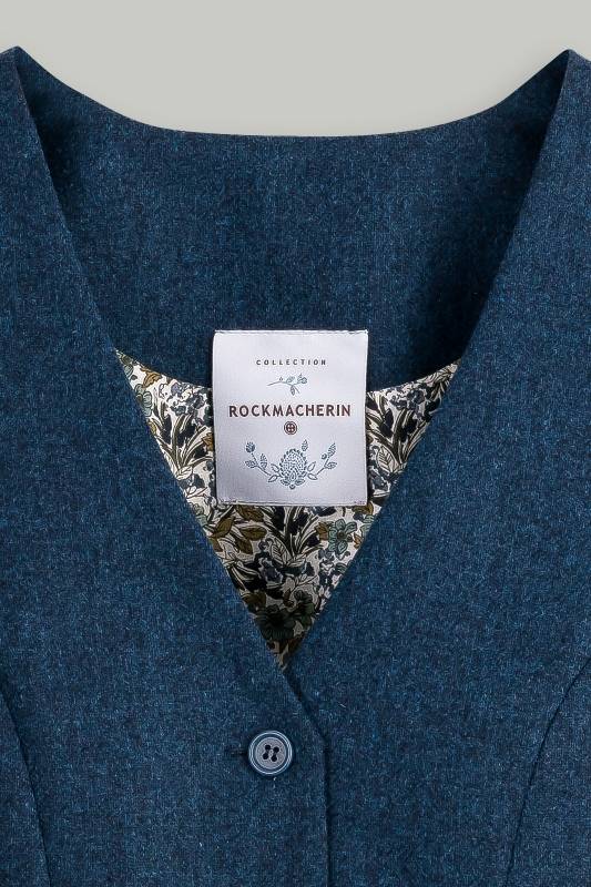 Rockmacherin Resal Damenweste klassich aus feiner Wolle Neueste Stile