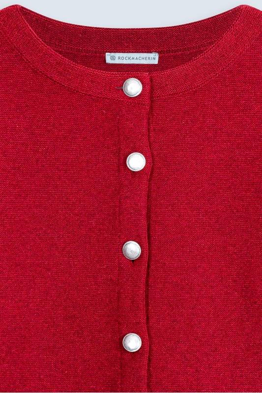 Rockmacherin Mella Strickjacke im Landhaus-Stil, mit trendig kurzem Ärmel 50% Rabatt mit kostenlosem Versand