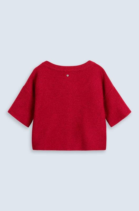 Rockmacherin Mella Strickjacke im Landhaus-Stil, mit trendig kurzem Ärmel 50% Rabatt mit kostenlosem Versand