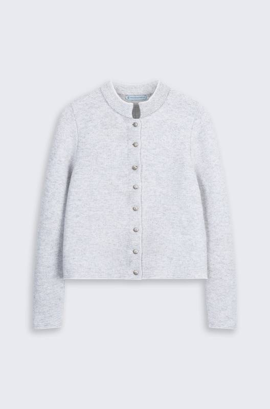 Rockmacherin Florentine Trachten-Strickjacke mit Stehkragen aus Merinowolle Clearance-Verkauf