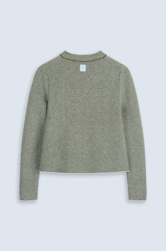 Rockmacherin Florentine Trachten-Strickjacke mit Stehkragen aus Merinowolle Kostenloser Versand international