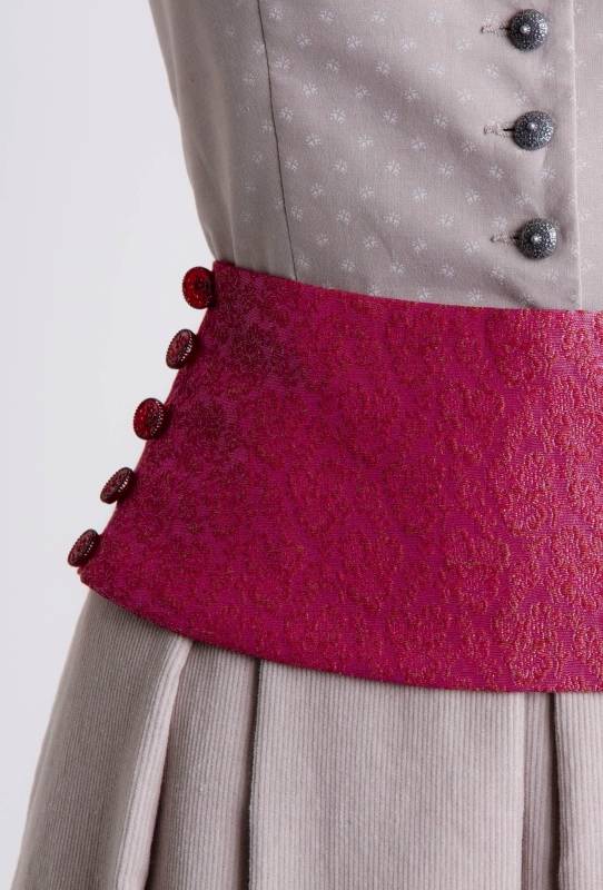 Rockmacherin Schärpe pink-rot Auslauf