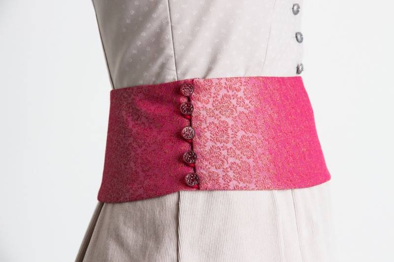 Rockmacherin Schärpe pink-rot Auslauf