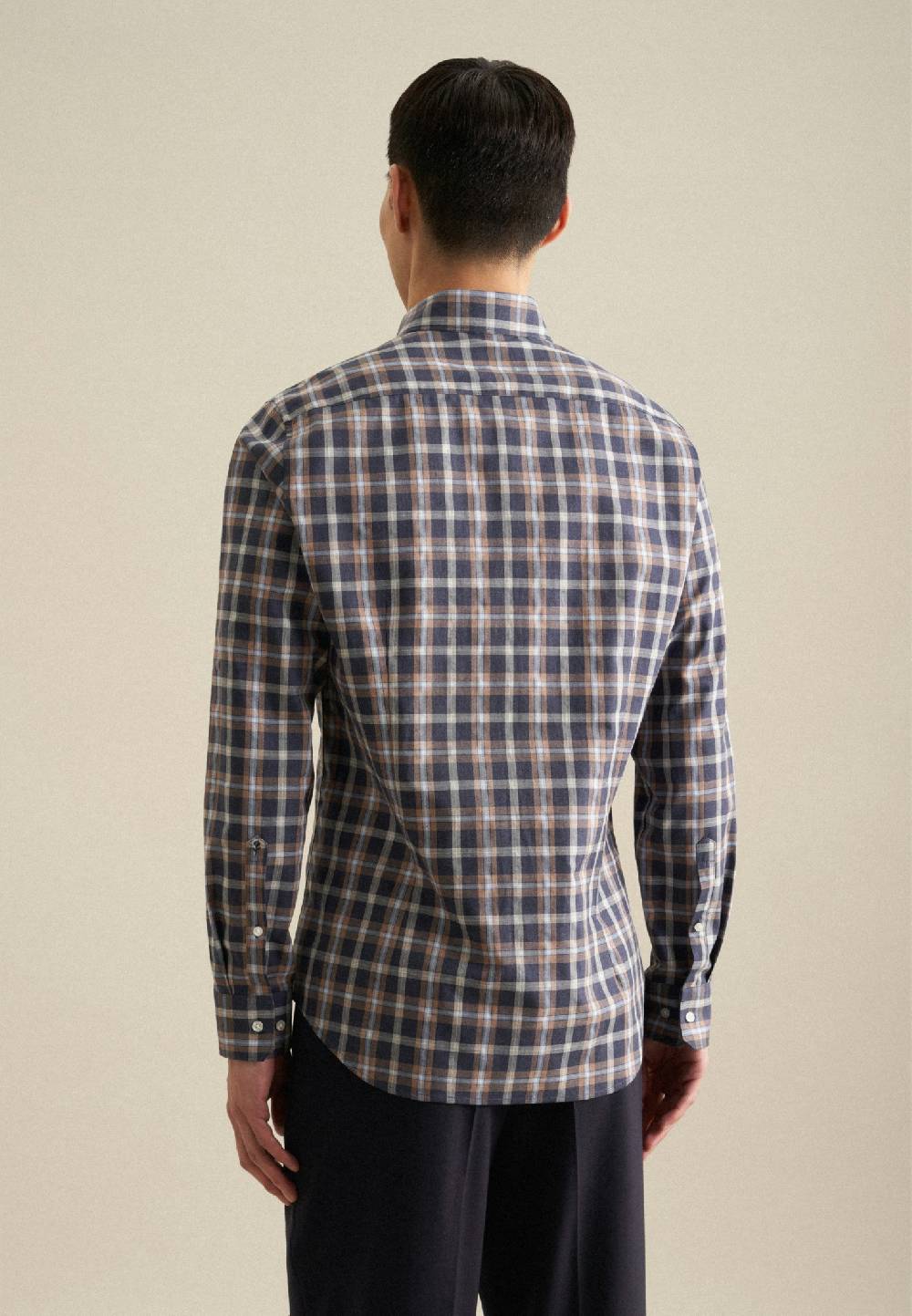 Seidensticker Fil a fil Flanellhemd in Shaped mit Button-Down-Kragen Versandkostenfrei