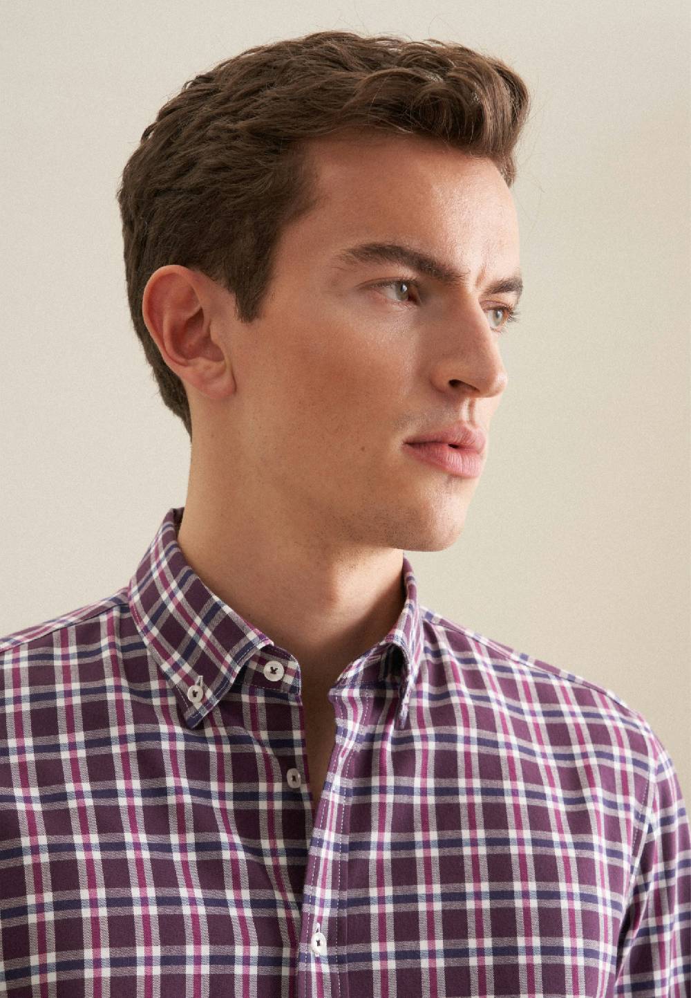 Seidensticker Flanell Flanellhemd in Slim mit Button-Down-Kragen Vatertagsangebot