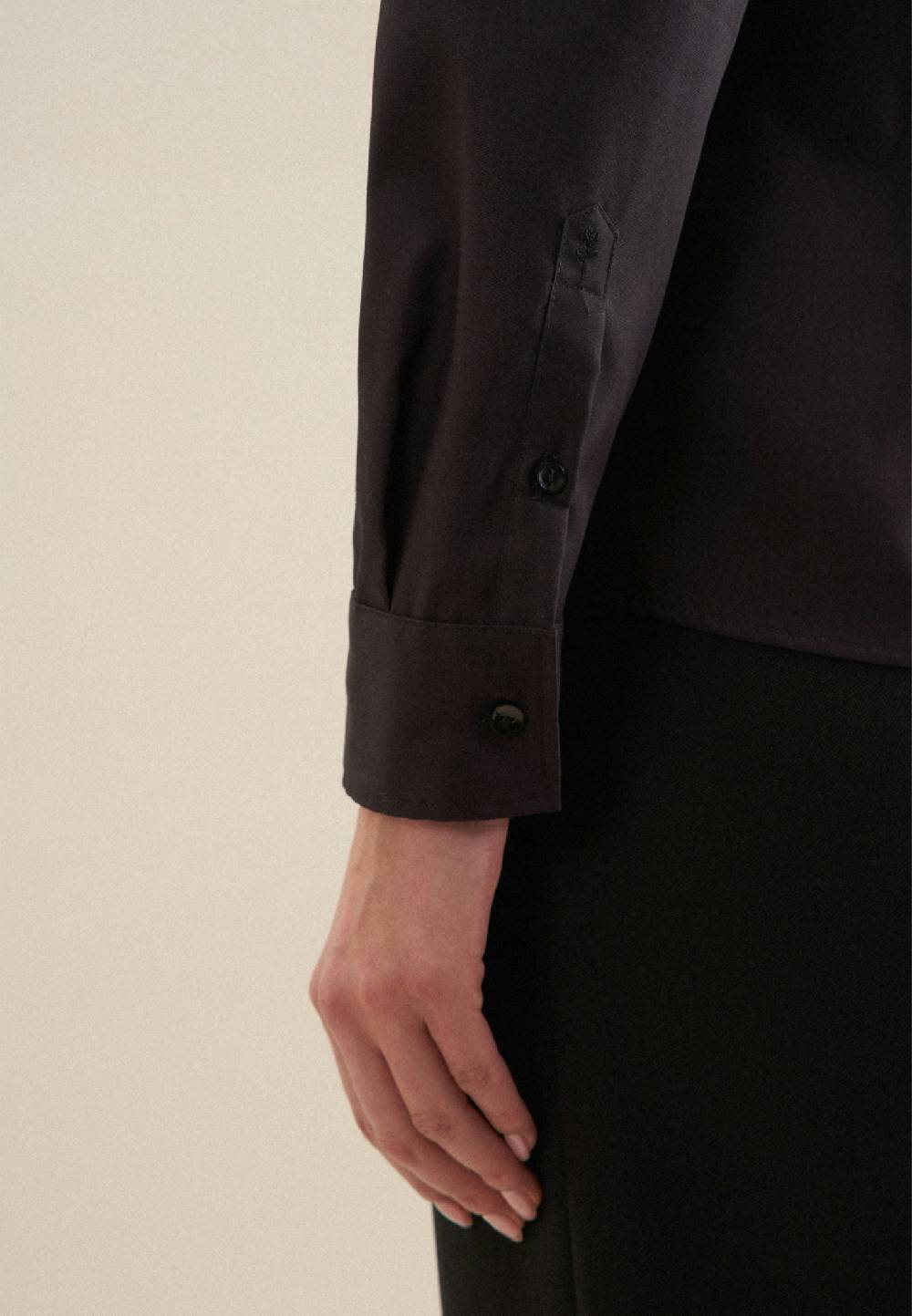 Seidensticker Bügelfreie Fil a fil Hemdbluse 50% Rabatt mit kostenlosem Versand