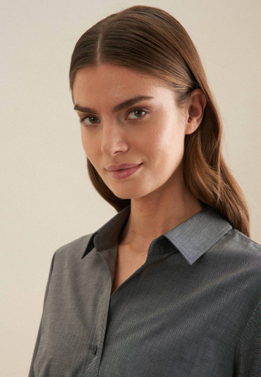Seidensticker Bügelfreie Fil a fil Hemdbluse Black Friday Preise