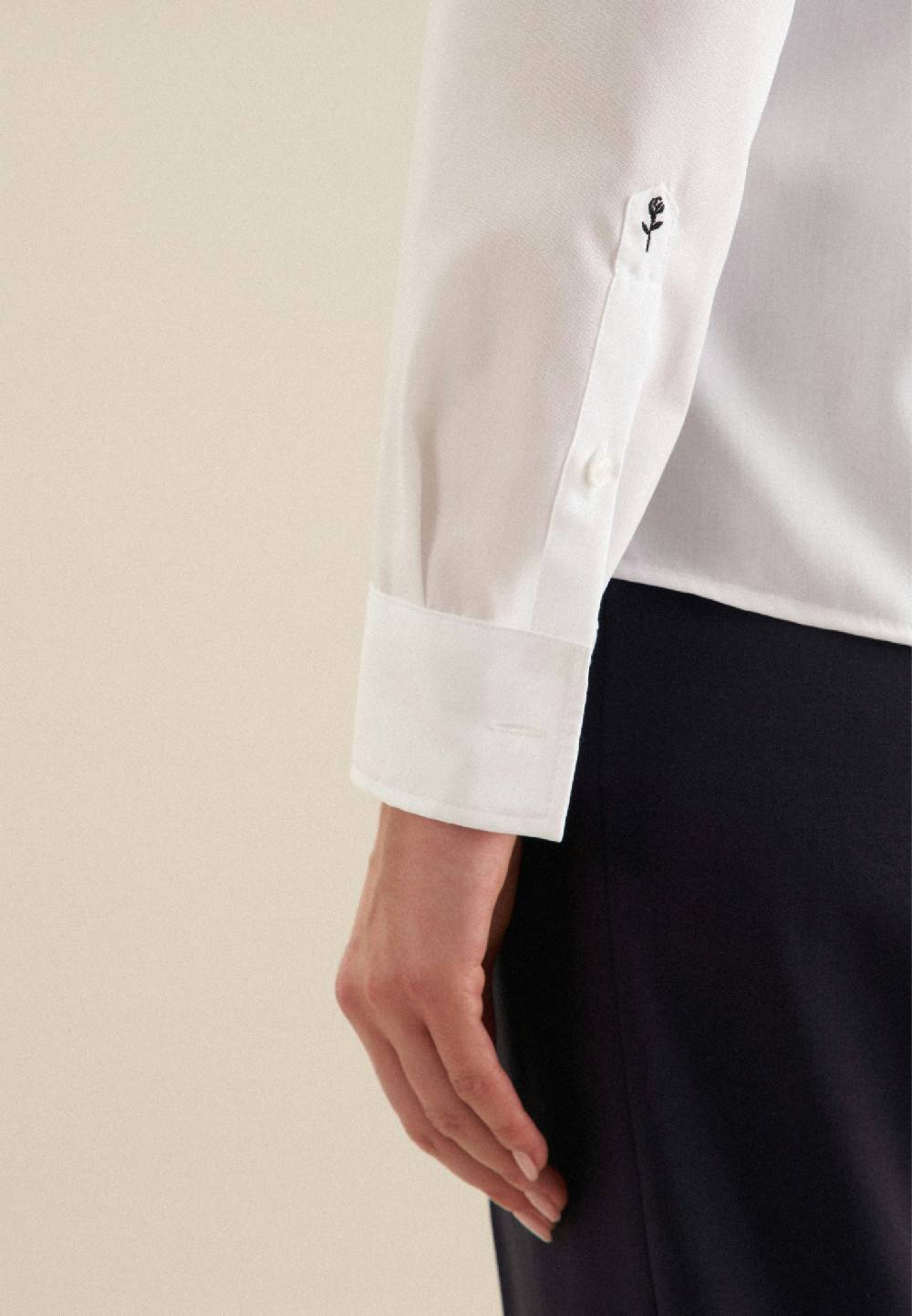 Seidensticker Bügelfreie Fil a fil Hemdbluse 50% Rabatt für begrenzte Zeit