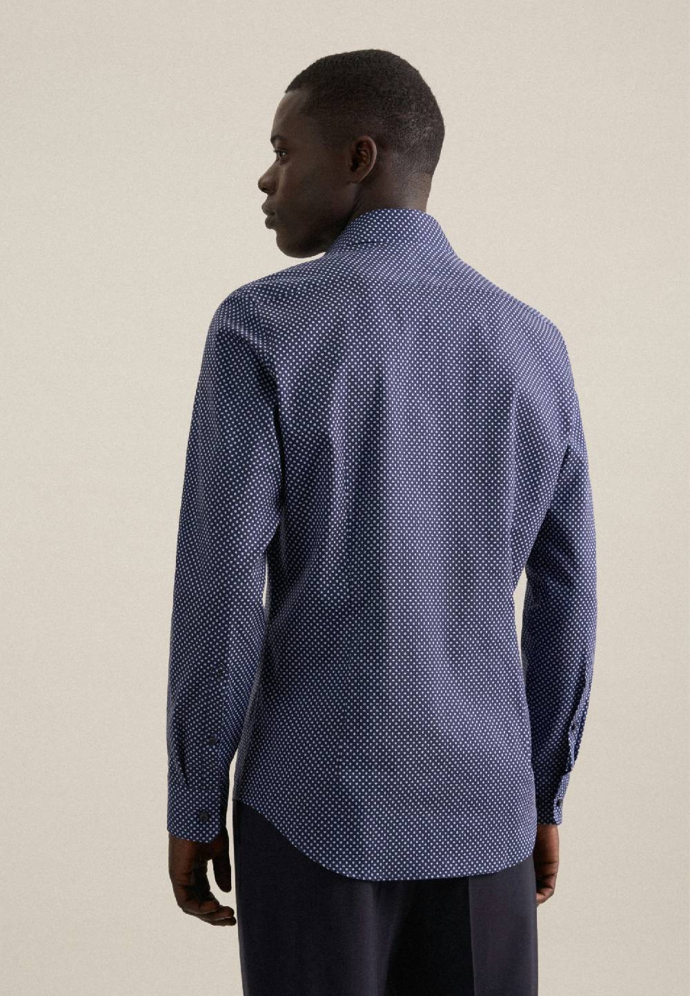 Seidensticker Twill Business Hemd in Shaped mit Kentkragen und extra langem Arm Online Shopping