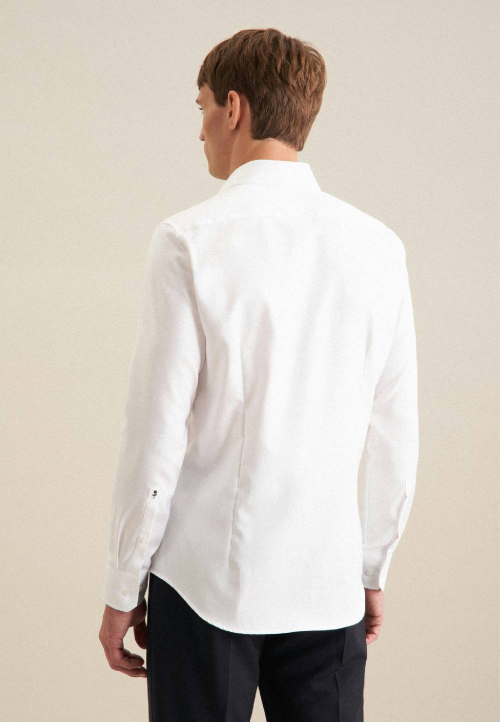 Seidensticker Bügelleichtes Twill Business Hemd in Slim mit Kentkragen Zeitlich begrenztes Angebot