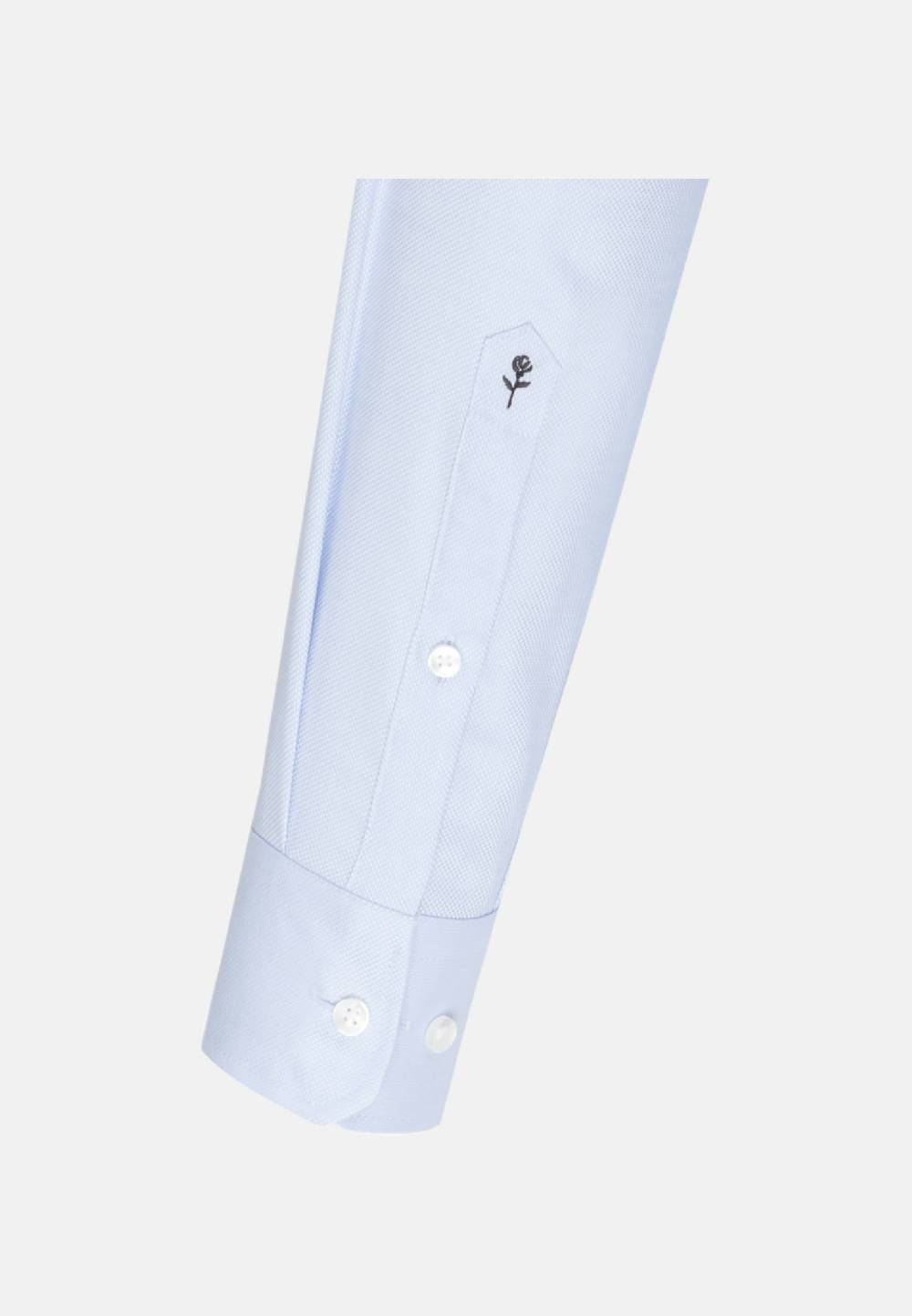 Seidensticker Bügelfreies Struktur Business Hemd in Shaped mit Kentkragen und extra langem Arm Tiefpreis