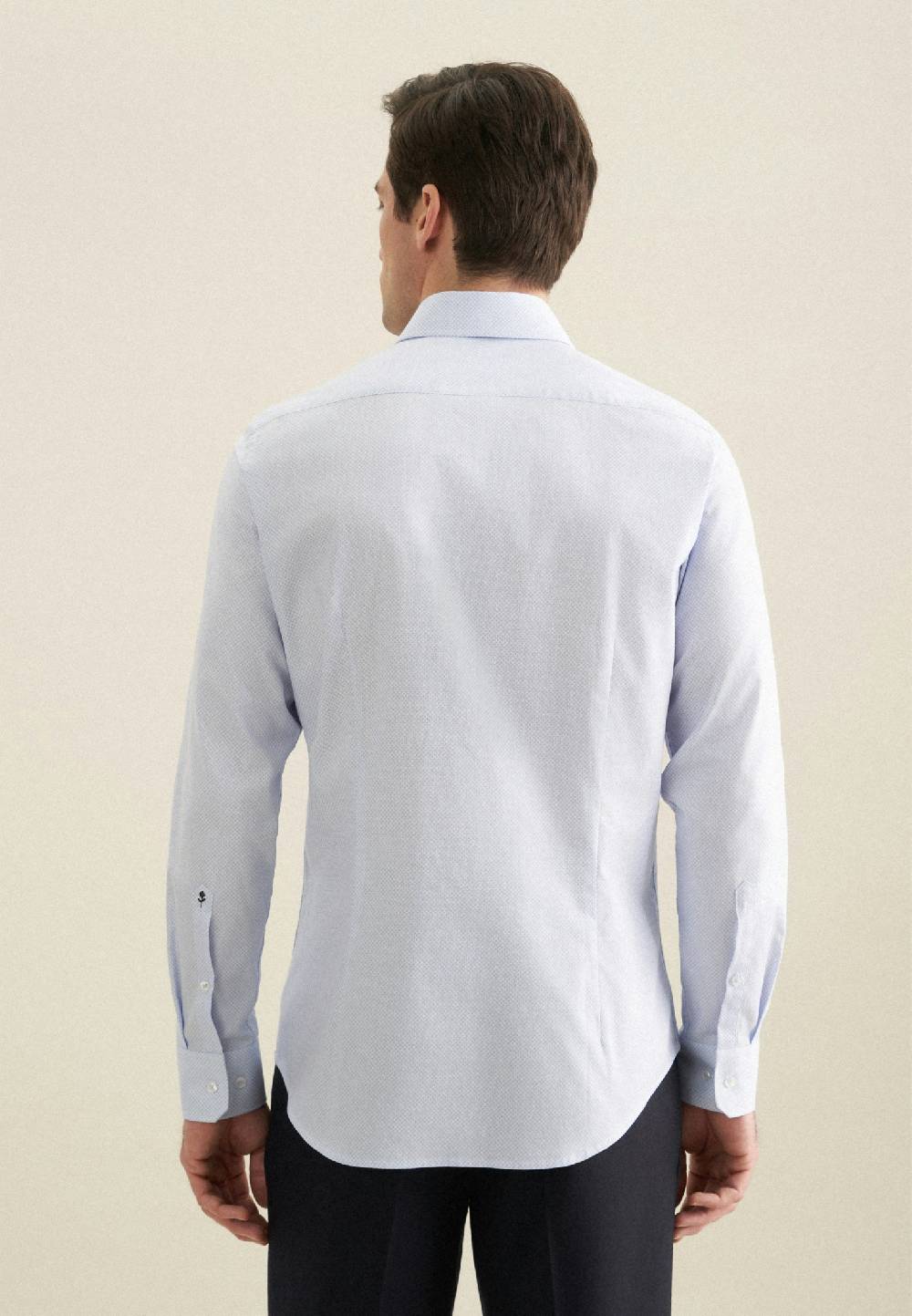 Seidensticker Twill Business Hemd in Shaped mit Kentkragen und extra langem Arm Letzte 3 Tage
