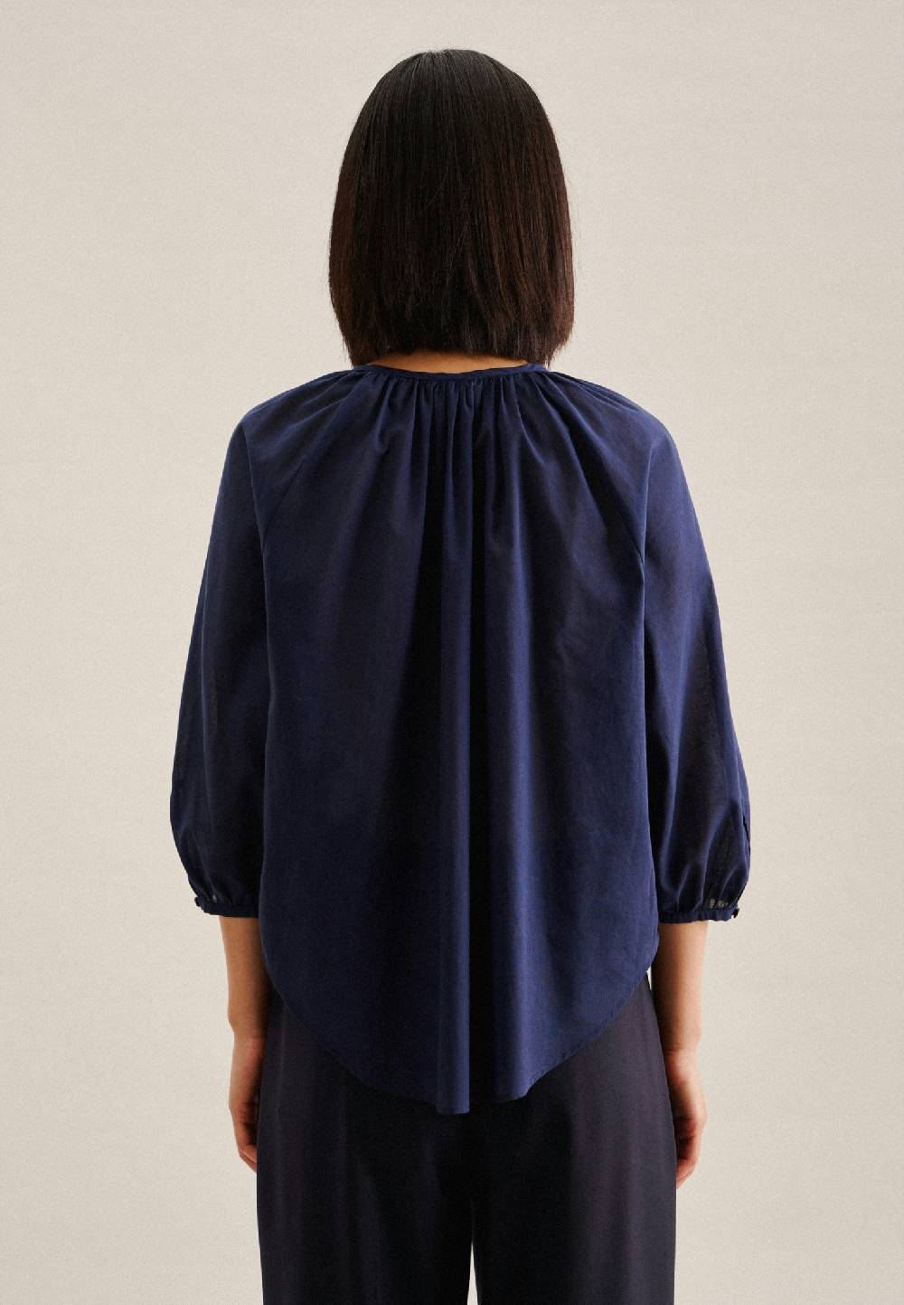 Seidensticker 3/4-Arm Voile Shirtbluse 50% Rabatt für begrenzte Zeit