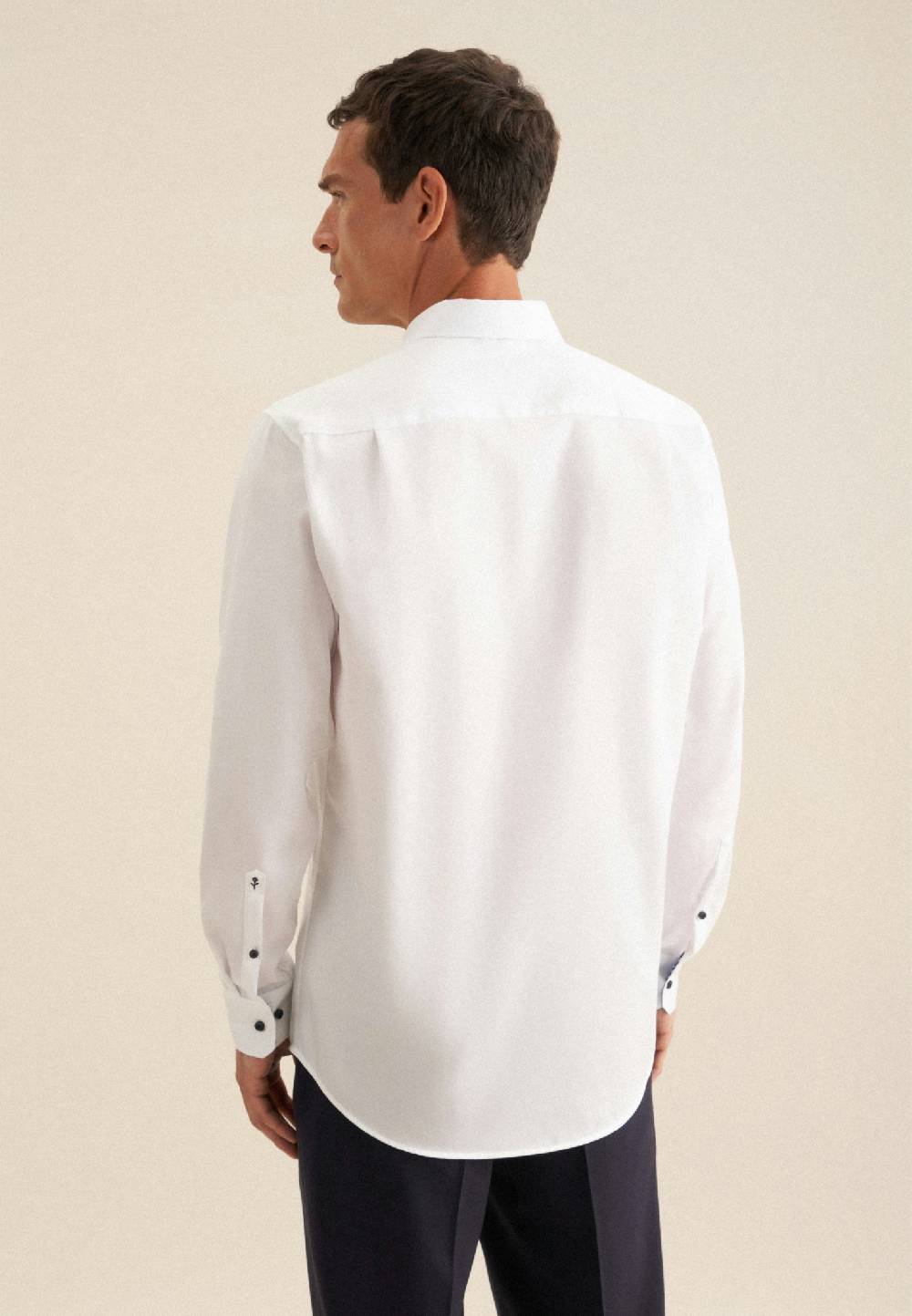Seidensticker Bügelfreies Twill Business Hemd in Regular mit Button-Down-Kragen Fabrikverkauf