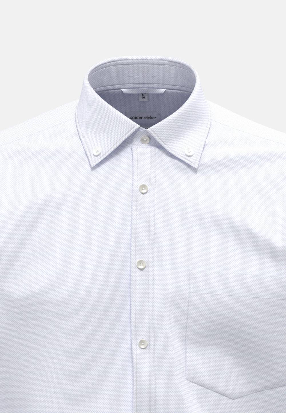 Seidensticker Bügelfreies Struktur Business Hemd in Regular mit Button-Down-Kragen Vatertagsangebot