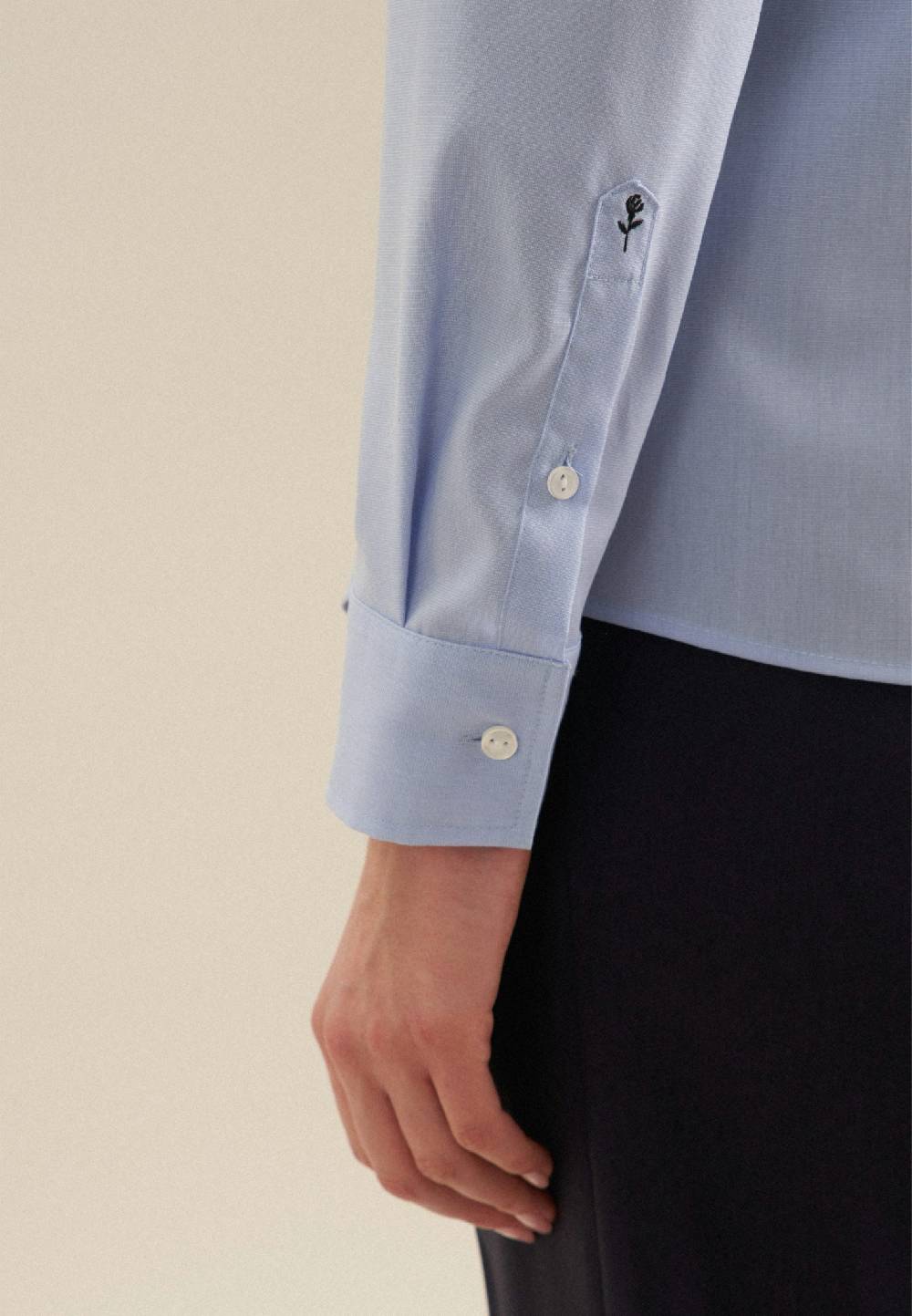 Seidensticker Bügelfreie Fil a fil Hemdbluse Blitzangebot