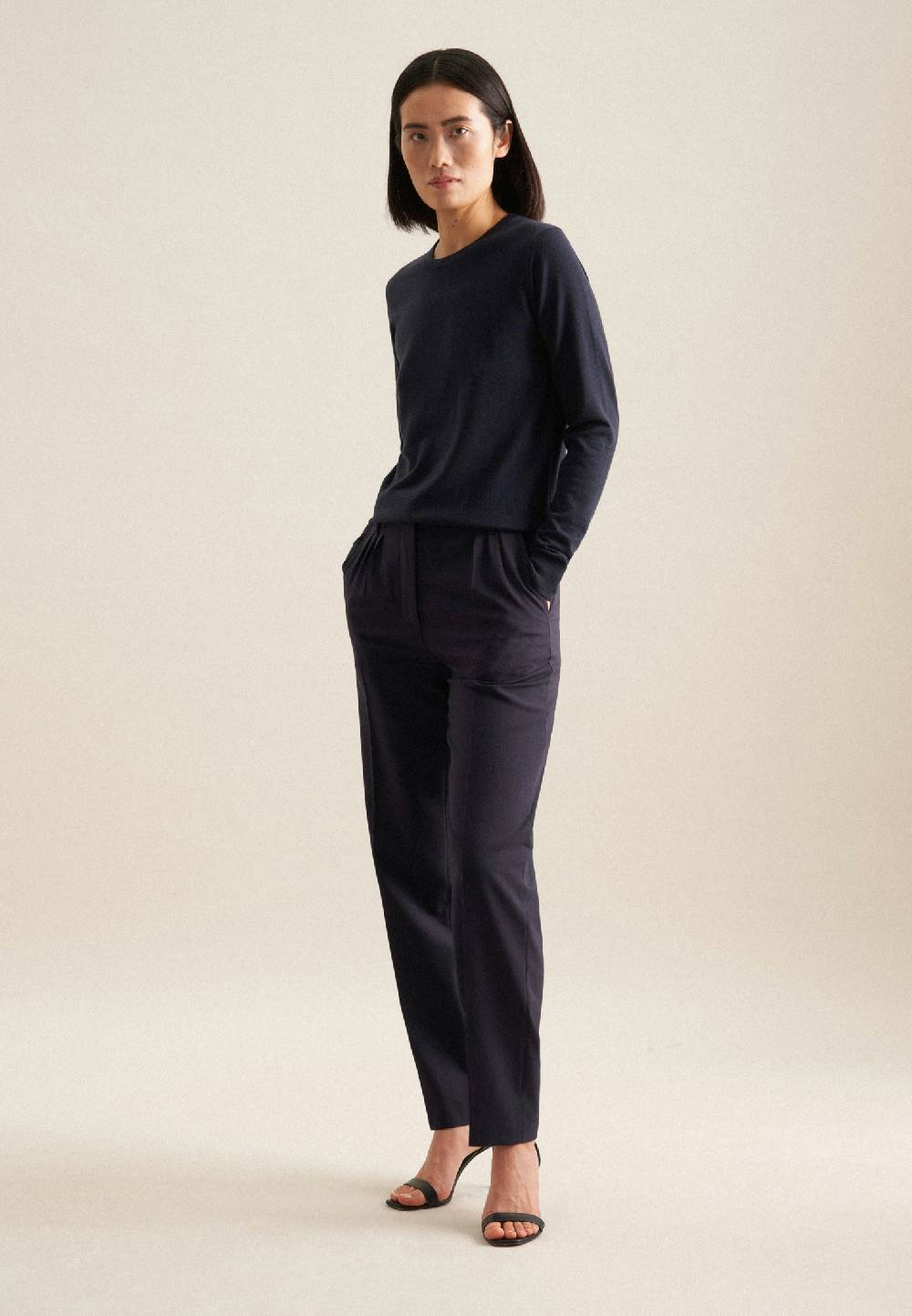 Seidensticker Rundhals Pullover Regular Saisonale Angebote