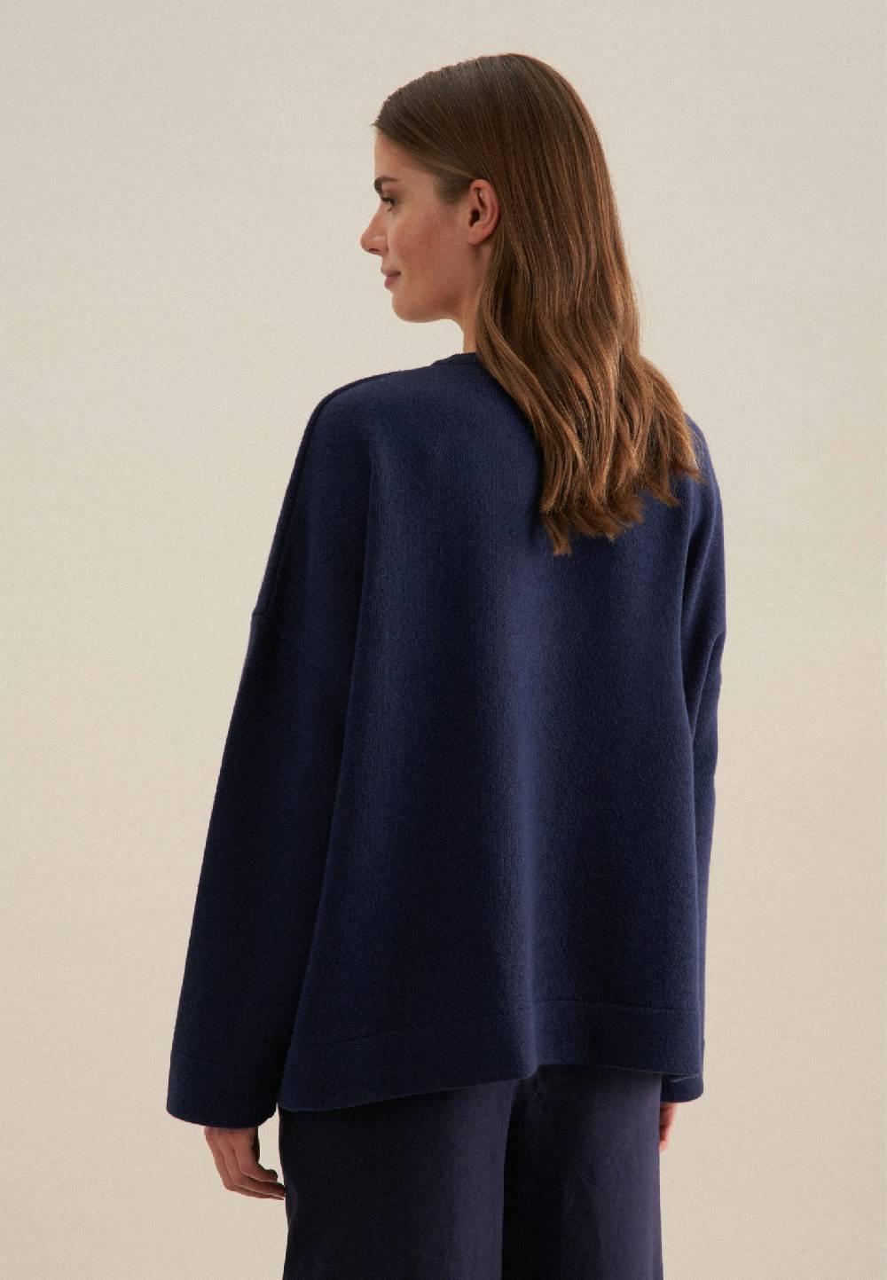 Seidensticker Rundhals Pullover Oversized Neueste Stile