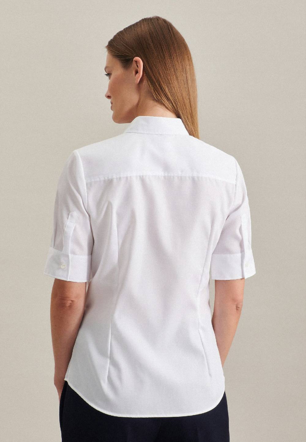 Seidensticker Bügelfreie Kurzarm Popeline Hemdbluse Bis zu 50% Rabatt