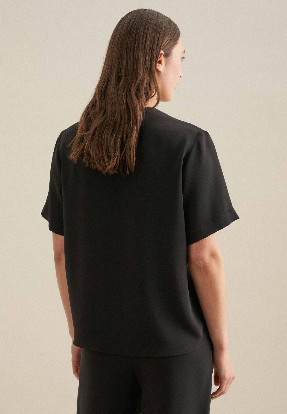 Seidensticker V-Neck Shirtbluse Regular Kostenloser Versand international