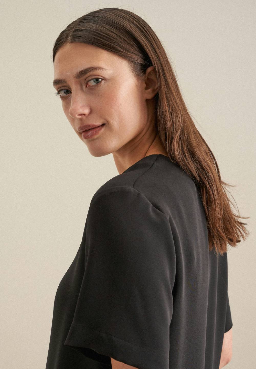 Seidensticker V-Neck Shirtbluse Regular Kostenloser Versand international