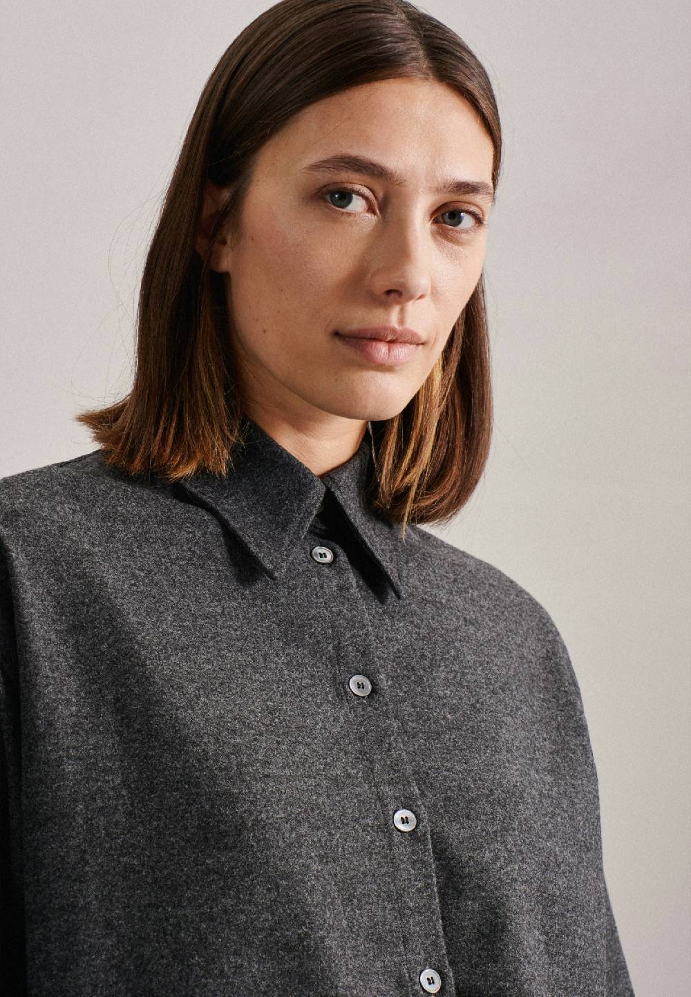 Seidensticker Flanell Longbluse Auslauf