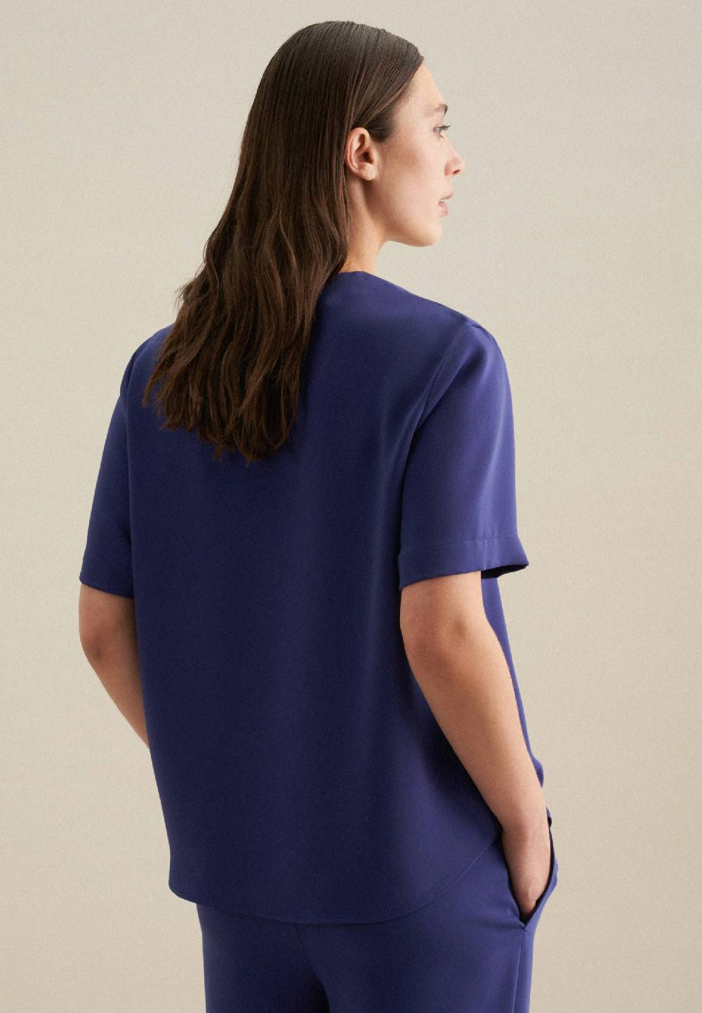 Seidensticker V-Neck Shirtbluse Regular Kostenloser Versand