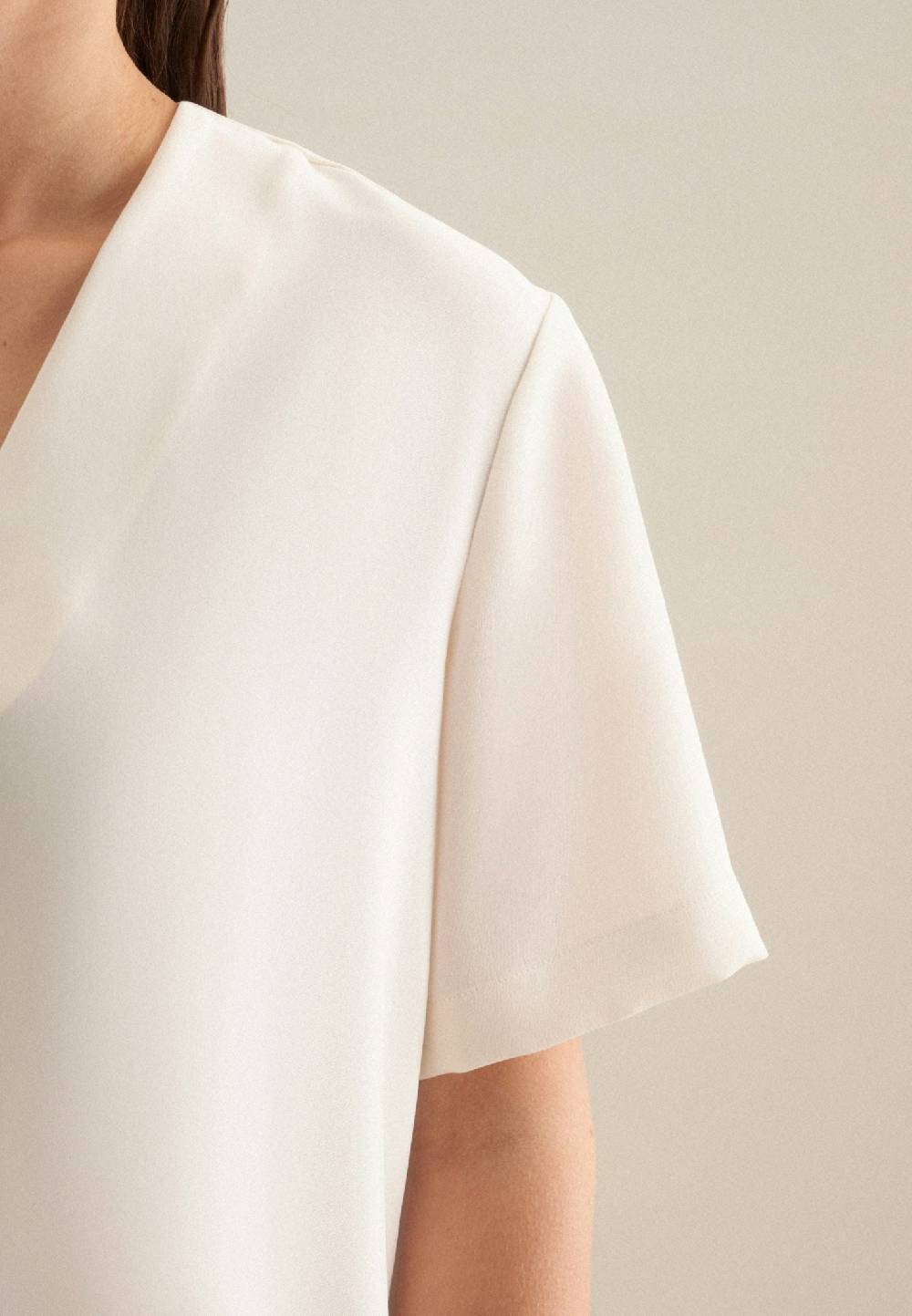 Seidensticker V-Neck Shirtbluse Regular Online Shopping