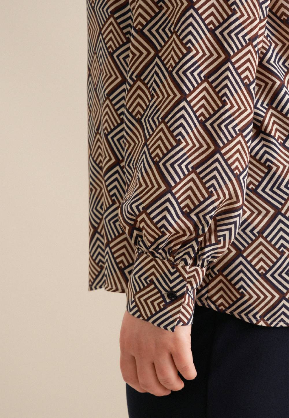 Seidensticker Curvy Kragen Hemdbluse Regular Osterangebot