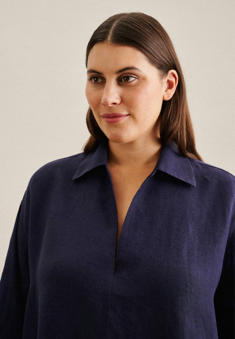 Seidensticker Curvy Kragen Kleid Oversized Valentinstagsangebot