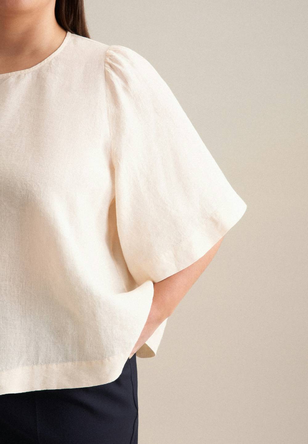 Seidensticker Curvy Rundhals Shirtbluse Regular Lagerräumung