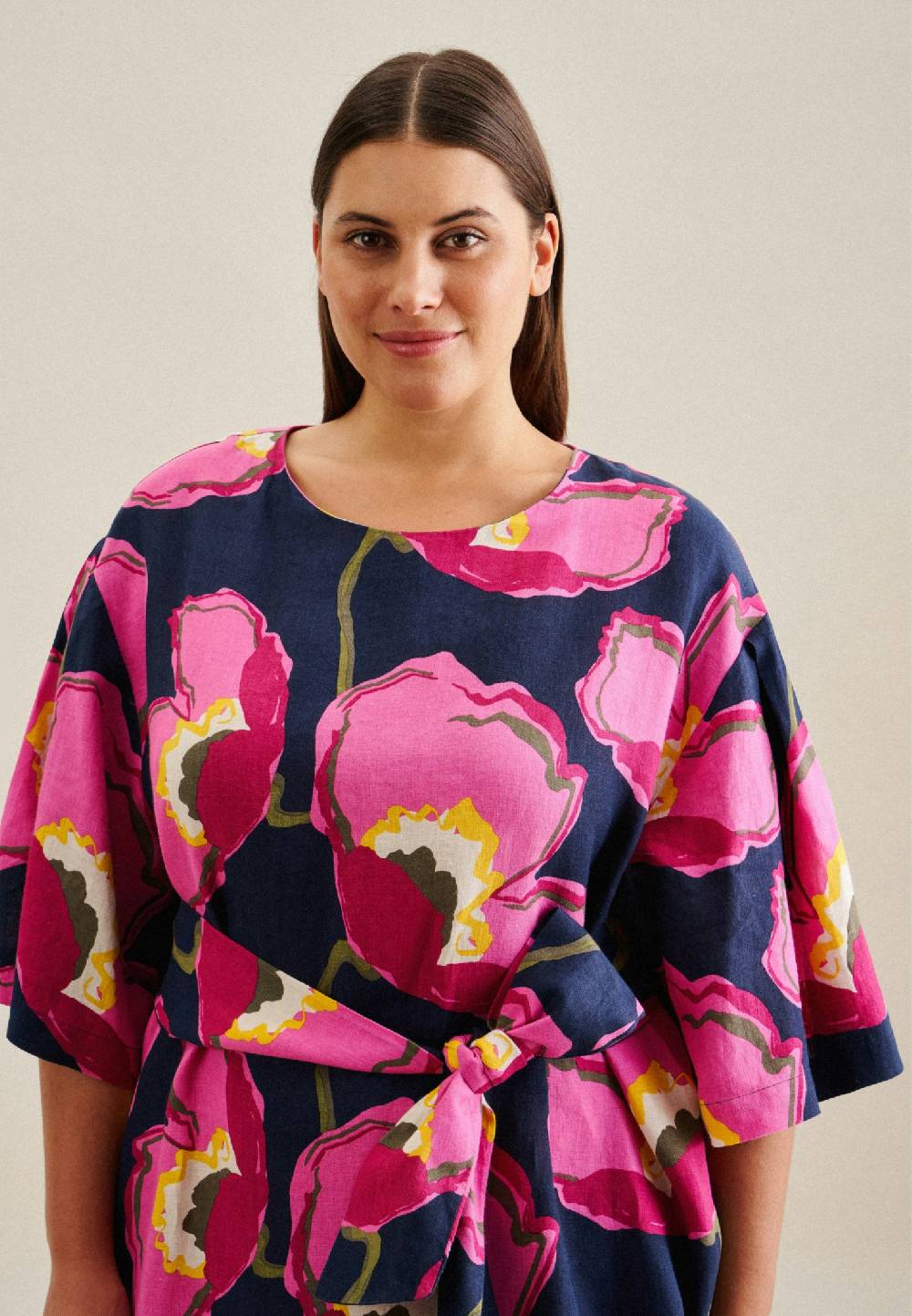Seidensticker Curvy Rundhals Kleid Regular Heißer Verkauf