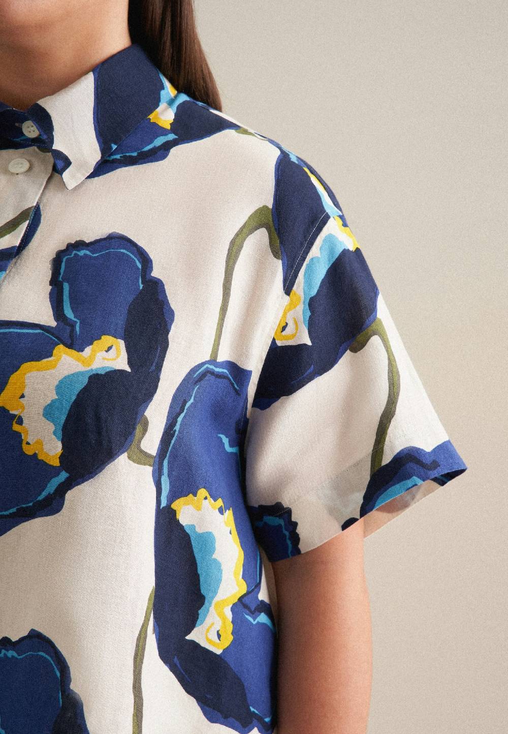 Seidensticker Kragen Hemdbluse Regular Räumungsverkauf