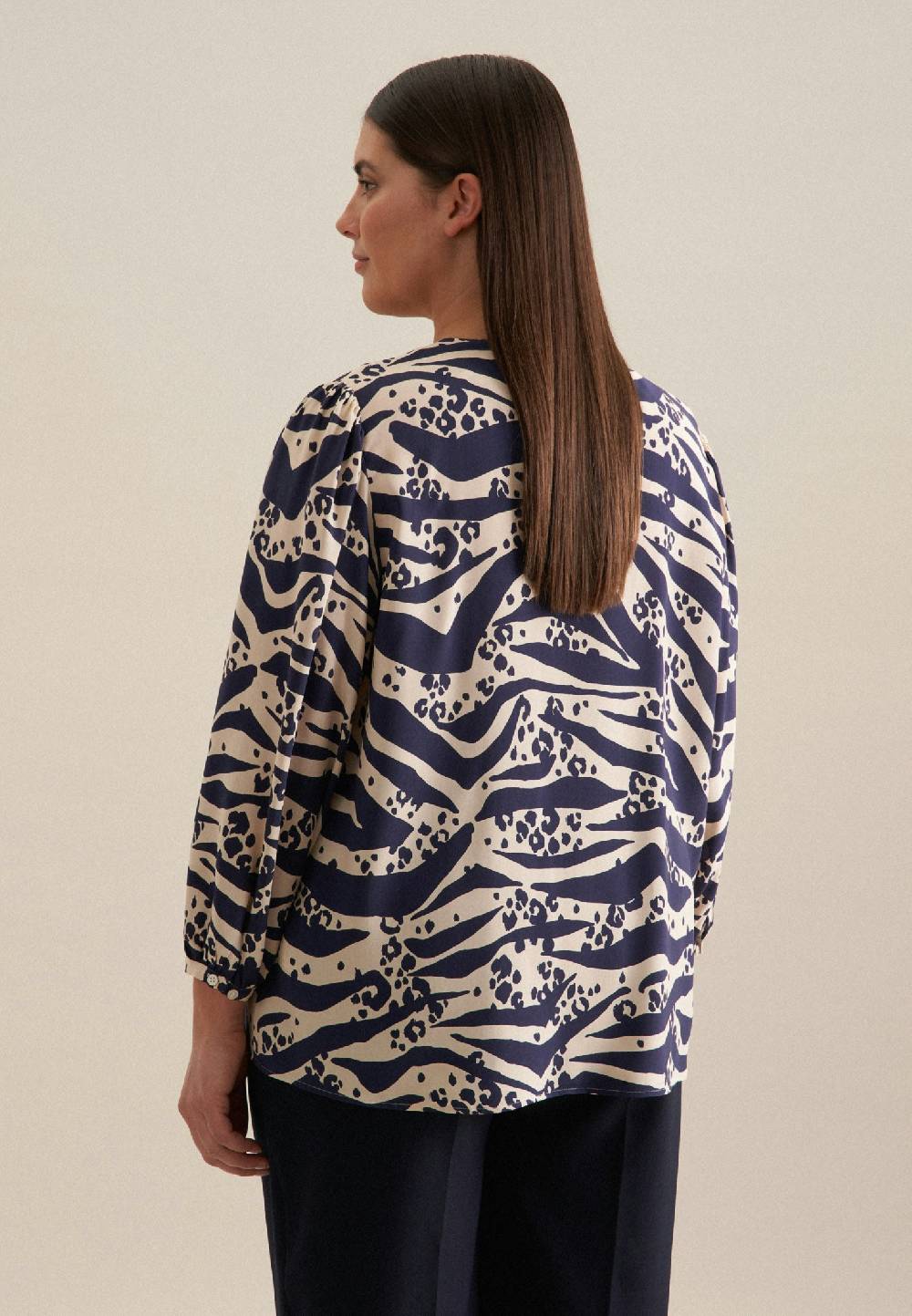 Seidensticker Rundhals Shirtbluse Regular Letzter Tag