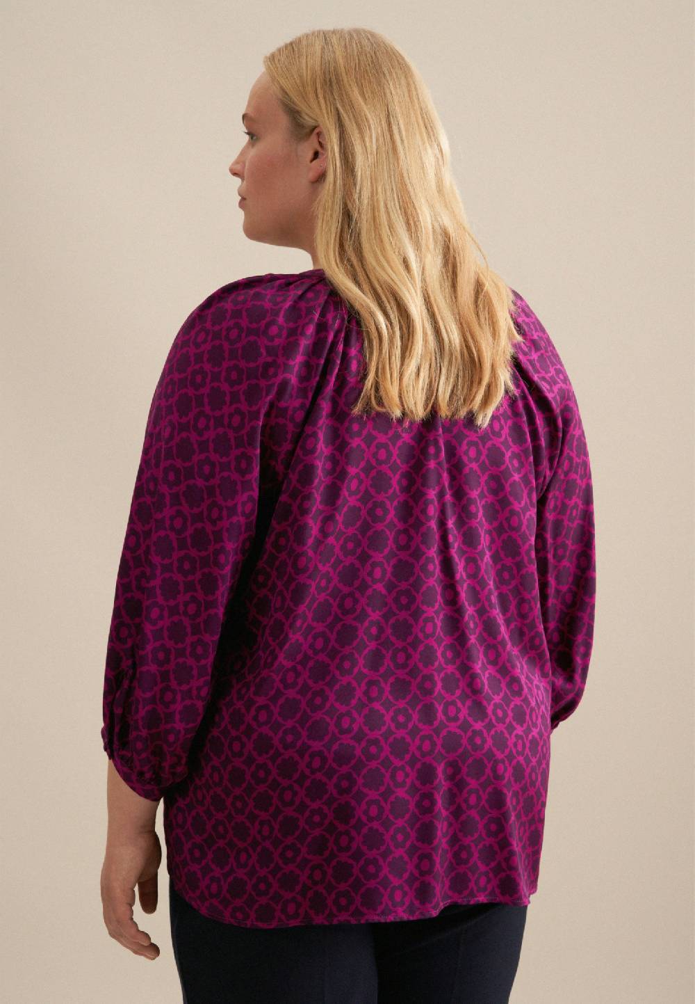Seidensticker Rundhals Shirtbluse Regular Outlet