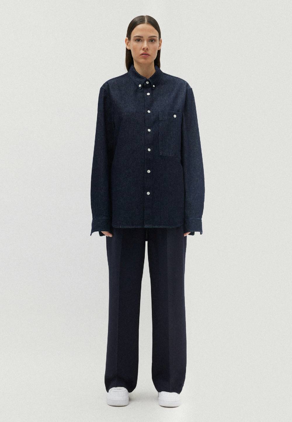 Seidensticker Denim Casual Hemd in Regular mit Button-Down-Kragen Rabatt
