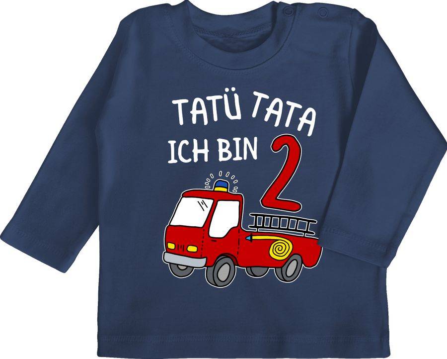 Shirtracer Tatü Tata Ich bin zwei Feuerwehrauto Shirts & Mehr Shirtracer VIP-Rabatte