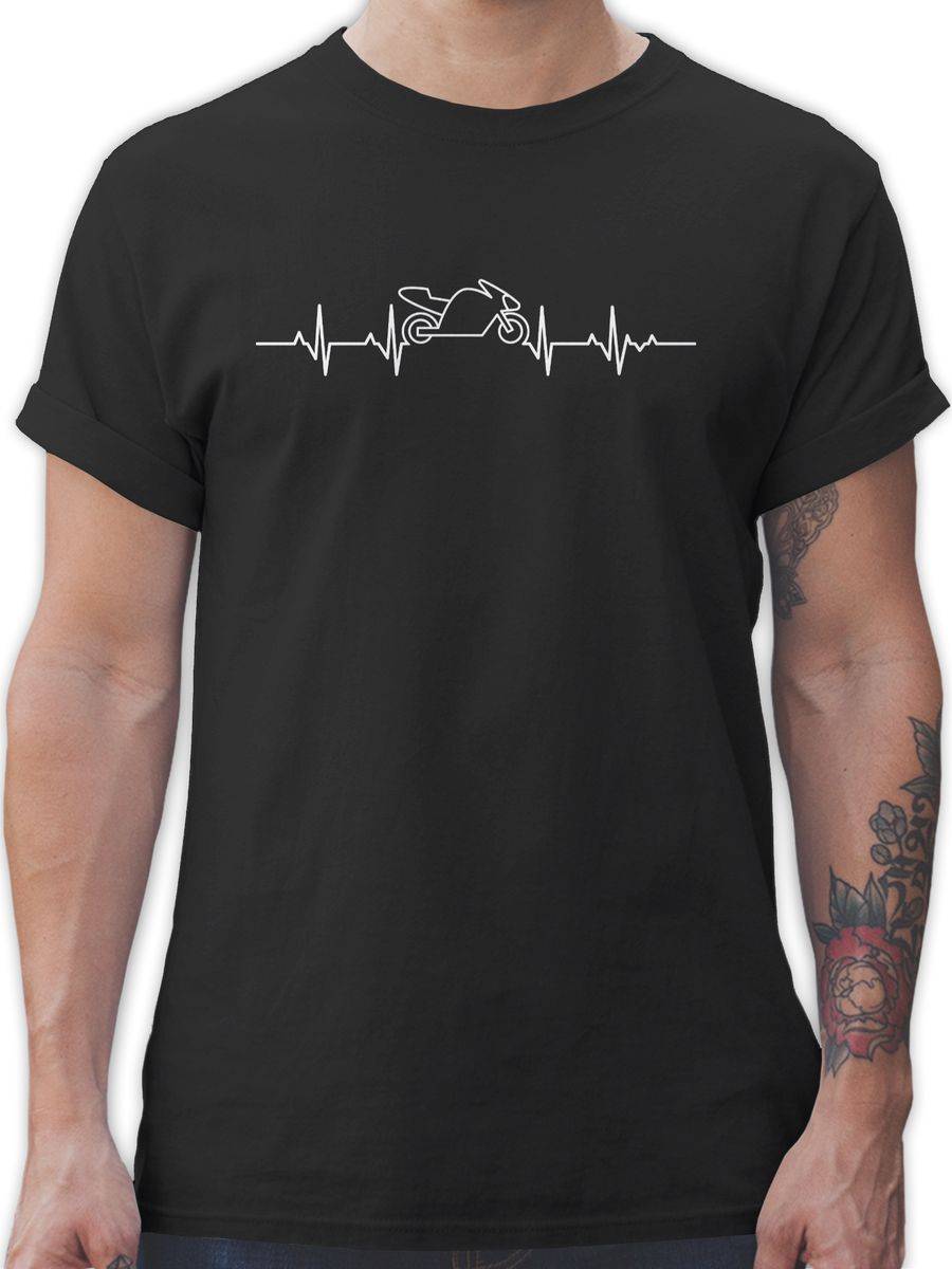 Shirtracer Herzschlag Motorrad: Tshirt Gym Bag Shirtracer Exklusivangebot