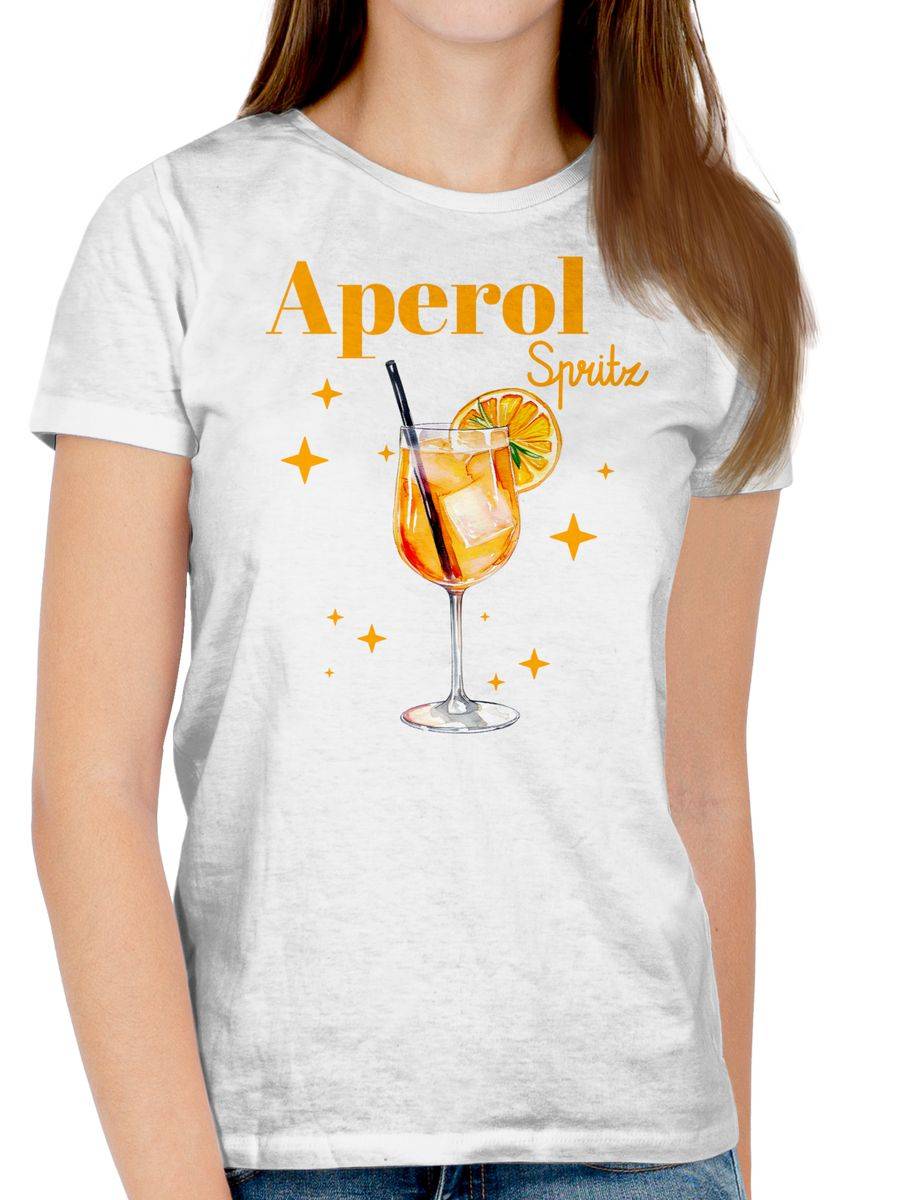 Shirtracer Aperol Spritz Kostüm Aperoli Aperollin Freundin Spritztour Shirts & Mehr Shirtracer Exklusive Angebote