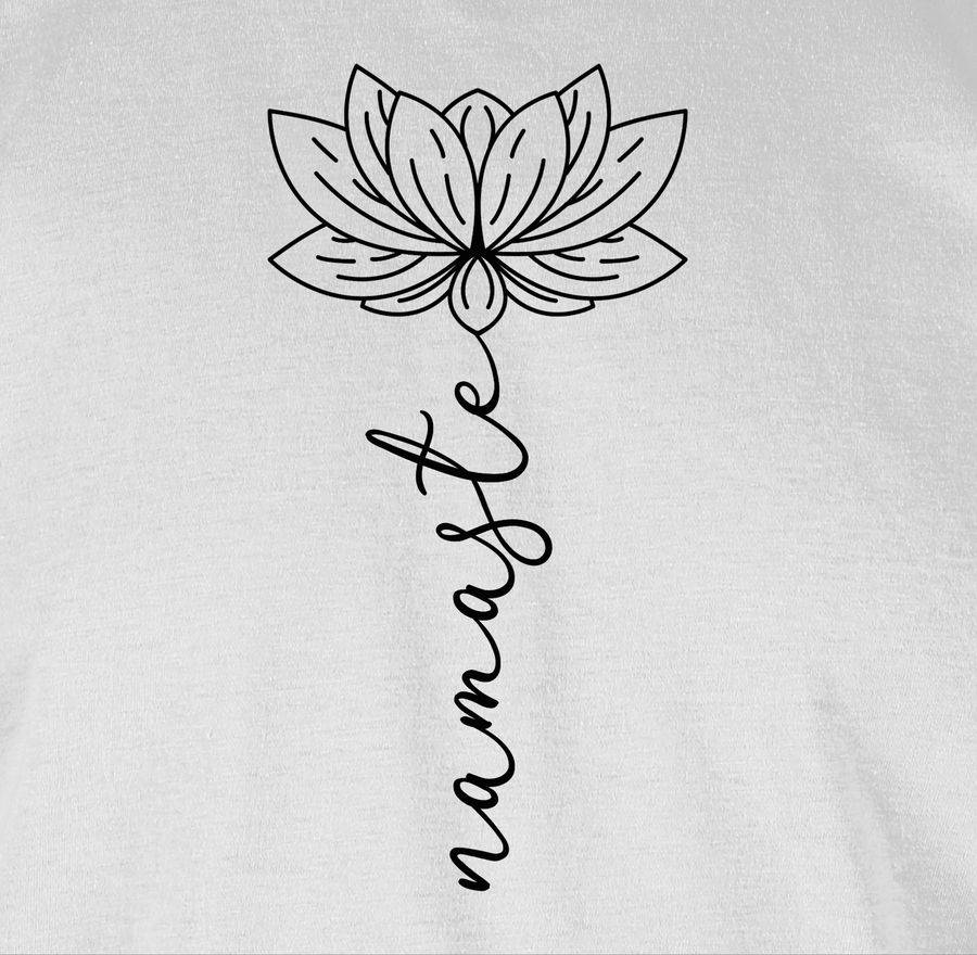 Shirtracer Namaste Lotusblüte: Tshirt Rucksack Shirtracer Letzter Tag