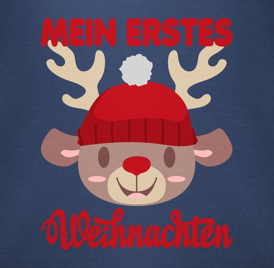 Shirtracer Mein erstes Weihnachten mit Rentier Shirts & Mehr Shirtracer Online Shopping